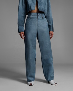 Nouveau costume en jean pour homme - Veste polyvalente printemps-automne à motif jacquard, polo décontracté et tendance, pantalon large - Product Image 6