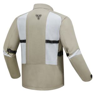 Veste Softshell de Protection pour Motocyclistes Hommes, Homologuée CE, Coupe-Vent, Imperméable, Respirante, Ignifuge, Grandes Tailles - Product Image 3