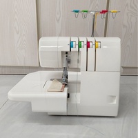 Machine à coudre surjeteuse multifonctionnelle haute vitesse – Nouvelle machine à coudre industrielle et domestique portable pour vêtements, équipement de couture facile