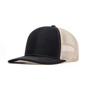 Sombreros de camionero de 6 paneles de ala plana de perfil alto de estilo personalizado de alta calidad, gorra de béisbol simple impermeable transpirable ligera - Product Image 4