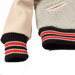 Dikson Chaqueta Varsity de Satén Personalizada para Hombre Chaqueta de Béisbol y Deportes de Equipo con Cuello Levantado de Alta Calidad Tela de Lona - Product Image 4