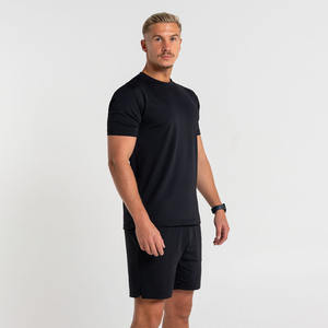 Camiseta de algodón con logotipo personalizado para hombre, camiseta Premium Shine para hombre, diseño personalizado, tu propia ropa de entrenamiento, Camiseta de algodón para hombre en blanco - Product Image 4