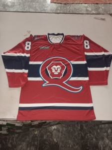 Camiseta de Hockey personalizada Unisex, bordado por sublimación dorada, logotipo Anti-Technics, uniforme de estilo OEM Unisex, nombre del equipo, caballeros del tiempo - Product Image 5