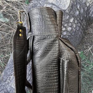 กระเป๋ากอล์ฟหนังจระเข้กันน้ำน้ำหนักเบาสำหรับผู้ชาย, กระเป๋า LGB-0004สำหรับกอล์ฟมืออาชีพ - Product Image 3