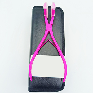 Kit de herramientas de rebordear y extensión de cabello personalizable profesional, alicates atados a mano, aguja de acero inoxidable, OEM/ODM - Product Image 2