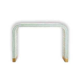 Moderne Antique 3 Tiroirs Os Incrustation Écologique Console Bureau pour Entrée Salon Diwali Cadeau En Gros pour Hôtels - Product Image 6