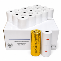 Rouleaux de papier thermique en gros pour caisse enregistreuse 80x80mm simple couche pour imprimante de reçus TPV, approvisionnement direct à l'exportation