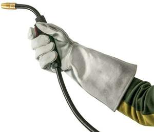 Résistant à l'usure Durable Thermique Extérieur Pakistanais En Gros Gants De Sécurité En Cuir De Soudage Protection En Métal Robuste - Product Image 5