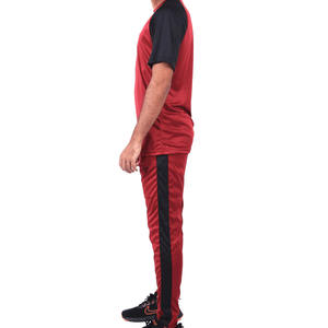 ชุดวอร์มสำหรับผู้ชายชุดออกกำลังกายและวิ่งจ๊อกกิ้งชุดวอร์มสำหรับผู้ชายดีไซน์ใหม่กำหนดโลโก้ได้เองแบบแห้งเร็ว - Product Image 5