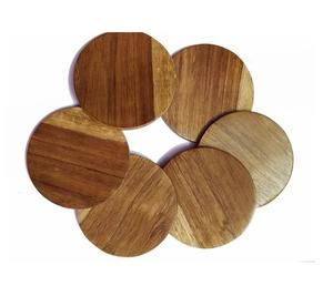 Top Trending Producto hecho a mano Venta al por mayor Posavasos de madera de acacia Fabricante Posavasos de madera de nogal de bajo costo. - Product Image 4