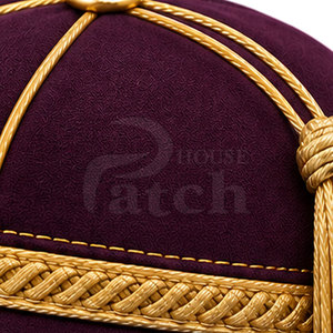 Chapeau d'honneur personnalisé, couvre-chef formel et traditionnel avec couronne et pompon décoratif, design classique sur mesure pour présentation - Product Image 6