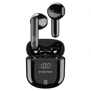 Audífonos Bluetooth SEEK TWS con Micrófono, Negros, Sin Cancelación de Ruido, Modelo BTSEEKTWSK 0876839 - Product Image 2