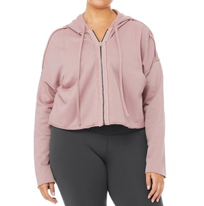 Sudaderas con Capucha de Color Sólido para Mujer, Manga Larga, Algodón, Secado Rápido, Transpirables, Estilo Casual, Bolsillo Delantero, Otoño/Invierno - Product Image 3