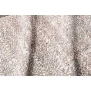 Tapis persan vintage turc en laine 2,8x5,4 pieds, gris-vert, motif patchwork avec envers en latex - Product Image 5