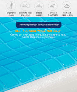 Cuscini di raffreddamento del cuscino in Memory Foam dell'onda del <span class=keywords><strong>Gel</strong></span> di raffreddamento per dormire cuscino cervicale per alleviare il dolore al collo e alla schiena - Product Image 3