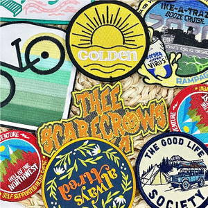 Écusson brodé fer à coudre sur des patchs pour vêtements insigne de support pour chapeaux et sacs sur vos chiffons patchs de conception personnalisés - Product Image 6