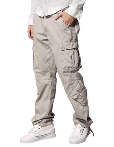 Men's Lightweight High Cotton Canvas Ripstop <b>Cargo</b> <b>Work</b> <b>Pants</b> Big Tall Construction Utility Safety High Street Embroidered - Product Image 4