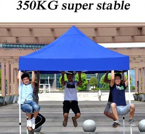 Tienda de campaña plegable de aluminio azul 10x10 de suministro de fábrica <span class=keywords><strong>para</strong></span> eventos al aire libre y ferias comerciales - Product Image 4