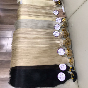 Mcsara-extensiones de cabello humano doble, cabello natural con queratina marrón, Rubio vietnamita, 2023 - Product Image 2