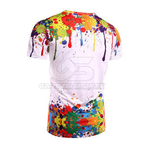 Camiseta de sublimación para hombre, camiseta estampada a la moda para gimnasio o uso diario, camiseta de sublimación con logotipo personalizado para hombre - Product Image 3