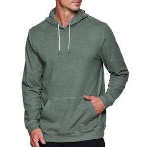 เสื้อฮู้ดมีซิปแบบสวมหัวผ้าคอตตอนพิมพ์โลโก้ทรงบ็อกซี่ฟิตแบบกำหนดเอง - Product Image 1