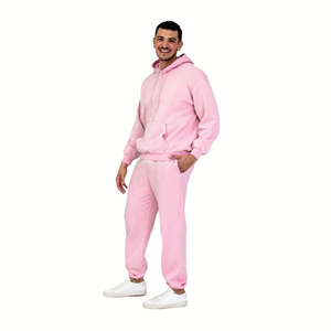 Chándal de hombre activo, venta al por mayor, conjunto deportivo de secado rápido transpirable de alta calidad hecho a medida, chándal de hombre de talla OEM con logotipo personalizado - Product Image 3