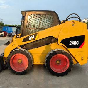 2026 New/Used for Cat246D/246C Skid Steer Loader Wheel Loader Mini Loader High Power <b>Engine</b> 4000kg Good Condition - Product Image 1