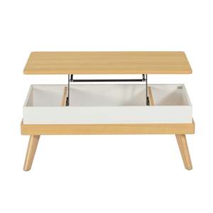 Mesa de Centro Convertible Apulia con Tapa Elevable, Mueble para el Hogar Resistente y Móvil con Altura Ajustable para Sala de Estar - Product Image 5