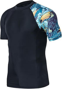 Camiseta de Compresión Rash Guard para Hombre y Mujer, Spandex Poliéster, Manga Larga, Protección UV, Ropa Deportiva - Product Image 5