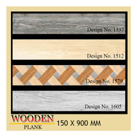 Carrelage mural en planche de bois de qualité supérieure 150x900mm carreaux de céramique à l'aspect bois naturel nouvelle Texture carreaux de mur 15x90 cm