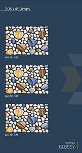 Azulejos de Pared Digitales Brillantes de Primera Calidad, 300x450, Antideslizantes, para Interiores Modernos, Baños, Cocinas, Resistentes al Agua, Antibacterianos, Cerámica - Product Image 6