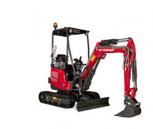 Miniexcavadora Yanmar VIO12 de 1.2 Toneladas, Excavadora Compacta de Cero Cola con Motor Hidráulico de Alta Potencia para Jardinería - Product Image 1
