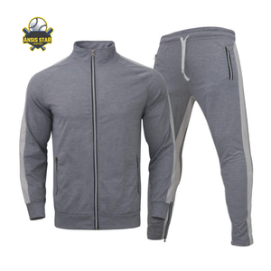 Survêtements personnalisés de qualité supérieure pour hommes Combinaison de couleurs coupe ajustée pour hommes vêtements d'entraînement Spandex - Product Image 6