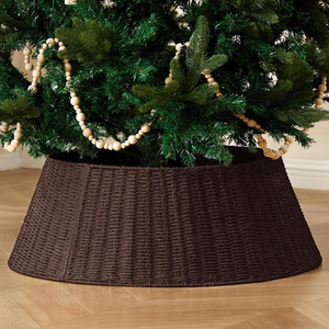 Vente en gros d'herbiers ronds de style fermier de meilleure qualité collier d'arbre de Noël décoration de la maison de Noël du Vietnam - Product Image 6