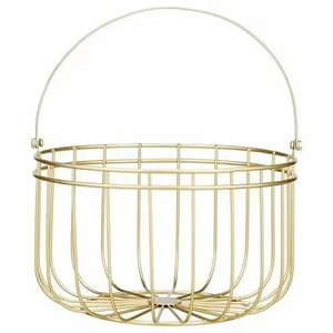 Design créatif panier de rangement en fil métallique organisateur décoratif pour fruits légumes maison cuisine salle à manger moderne - Product Image 1