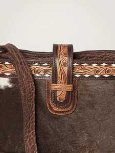 Bolso Tote de Cuero Genuino Estilo Bohemio Occidental para Mujer, Diseño Más Reciente de 2025, Decoración con Borlas Hechas a Mano, Disponible en Existencia - Product Image 3