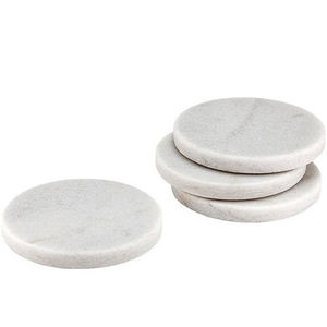 Dessous de verre en marbre rond personnalisé tendance avec design antique doré Maison et jardin Design antique Couleurs personnalisées de table - Product Image 3