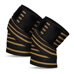 Rodilleras Deportivas Elásticas Resistentes de Nailon Personalizadas, Rodilleras Deportivas Cómodas para Gimnasio y Entrenamiento - Product Image 6