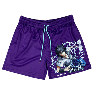 Custom High Quality Summer 100% Polyester Mesh Shorts Men Breathable Quick Dry Mid Waist <b>Elastic</b> Closure Sublimation Prints OEM - Product Image 1