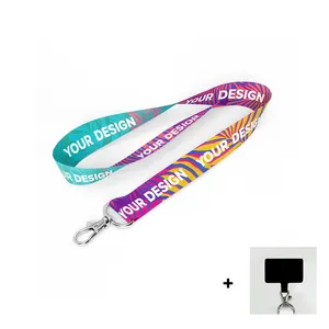 Lanyard Promozionale Personalizzato con Moschettone e Patch, Gadget Personalizzati per Eventi e Marketing - Product Image 4