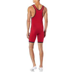 Custom Print Weightlifting Tops Mens High Elastic Wrestling Singlets Customized Wrestling Singlets <b>Uniform</b> - Product Image 6