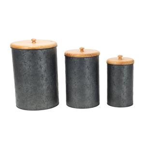 ชุดกระป๋องโลหะสามชิ้นกล่องบรรจุแบบแฮนด์เมดสไตล์คลาสสิกหรูหราขนาดพิเศษขายส่งกระป๋องโลหะ - Product Image 2