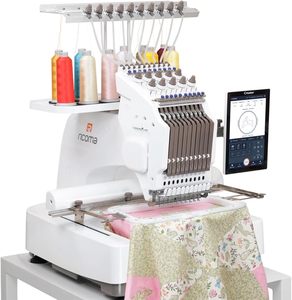 Machine à broder à 10 aiguilles EM-10 de haute qualité, système de broderie informatisé à tête unique pour vêtements et habillement - Product Image 1