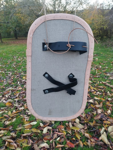 Escudo Rectangular Medieval CH, Escudo Medieval de Madera, Escudo de Diseño, Artesanía Calvin - Product Image 5