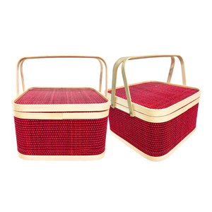 Produit de vente chaud Cadeaux éco-conscients rendus faciles avec des paniers en bambou de haute qualité - Product Image 1