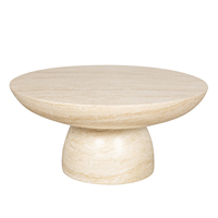 Ventes chaudes : Table basse moderne en ciment écologique, mobilier d'extérieur en fibre de verre renforcée, directement du fabricant
