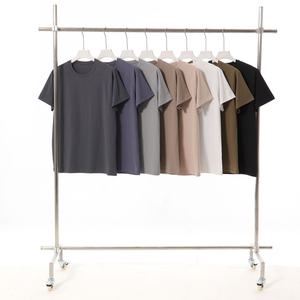 Heavyweight <b>T</b>-<b>shirt</b> Custom Blank Unisex Short Sleeve Oversized Plain Tshirt Tee <b>Cropped</b> Boxy <b>Men</b> <b>T</b>-<b>shirt</b> for <b>men</b> loose fit - Product Image 4