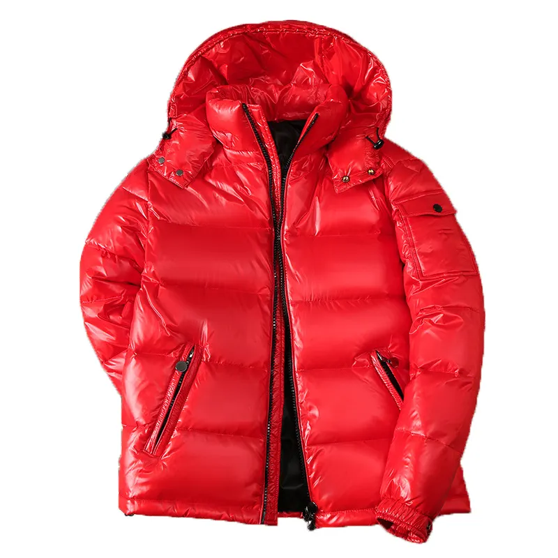 Custom Printed Padded Coats Bubble Clothing Outdoor Zipper Windbreaker with Logo Puffer Manufacturer Warm Winter Men Jacket