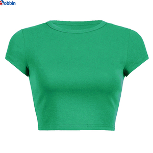 Camisetas Nuevas para Mujer, Camisetas Cortas Estampadas de Verano, Camisetas de Algodón Lisas con Gráficos, Camisetas Cortas de Manga Corta con Cuello Redondo para Mujer - Product Image 2
