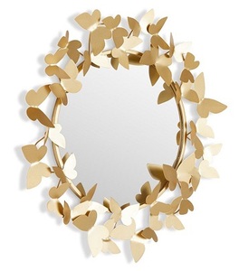 กรอบกระจกแบบพรีเมี่ยมที่ทันสมัยทำจากเหล็กสแตนเลสสีดำทองและสีเงินปรับแต่งขนาดรูปร่างสำหรับตกแต่งบ้านผนัง - Product Image 4